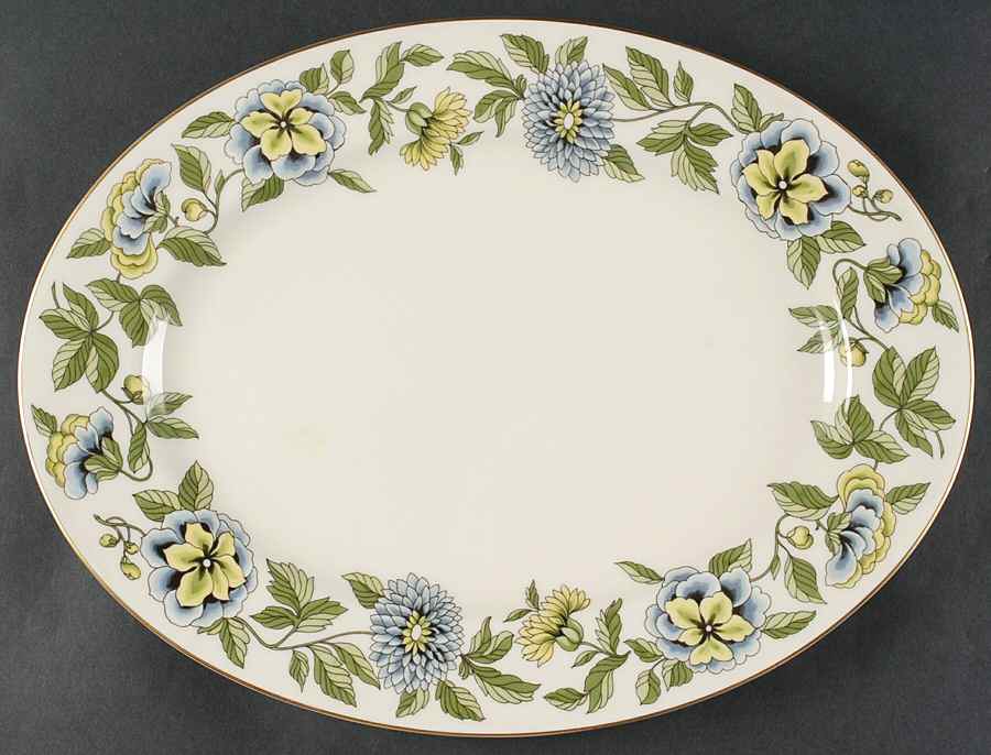 Ravenna 15" Oval Serving Platter by Castleton (USA)-1