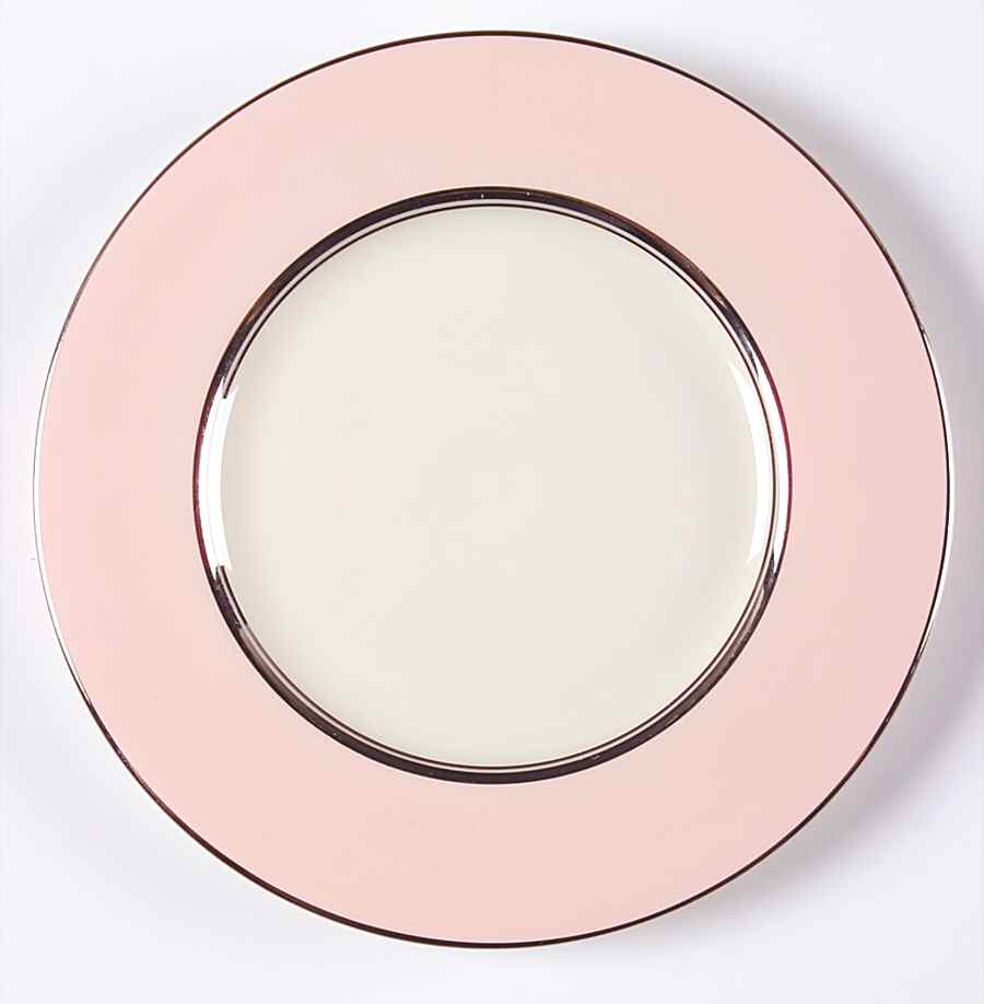 Shell Pink Bread & Butter Plate by Castleton (USA)-1
