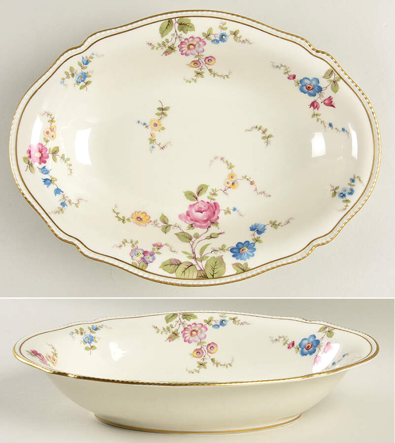 Sunnyvale 11" Oval Vegetable Bowl by Castleton (USA)-1