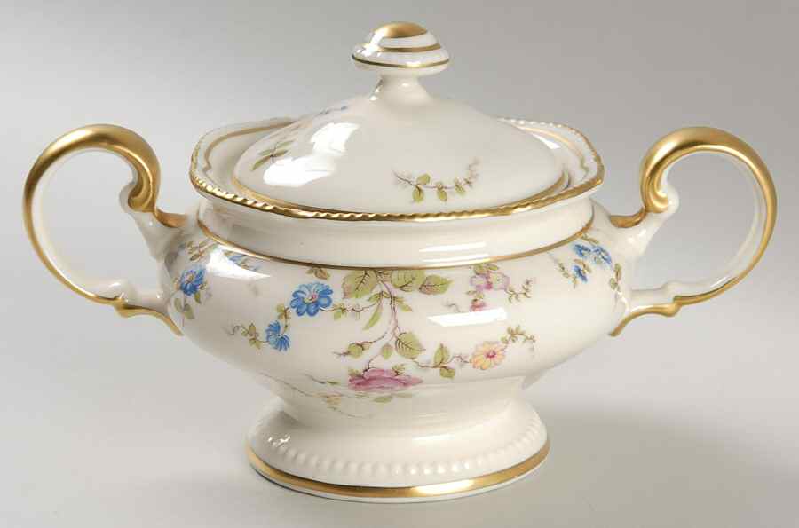 Sunnyvale Sugar Bowl & Lid by Castleton (USA)-1
