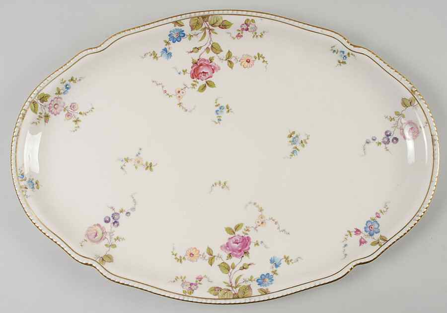 Sunnyvale 19" Oval Serving Platter by Castleton (USA)-1