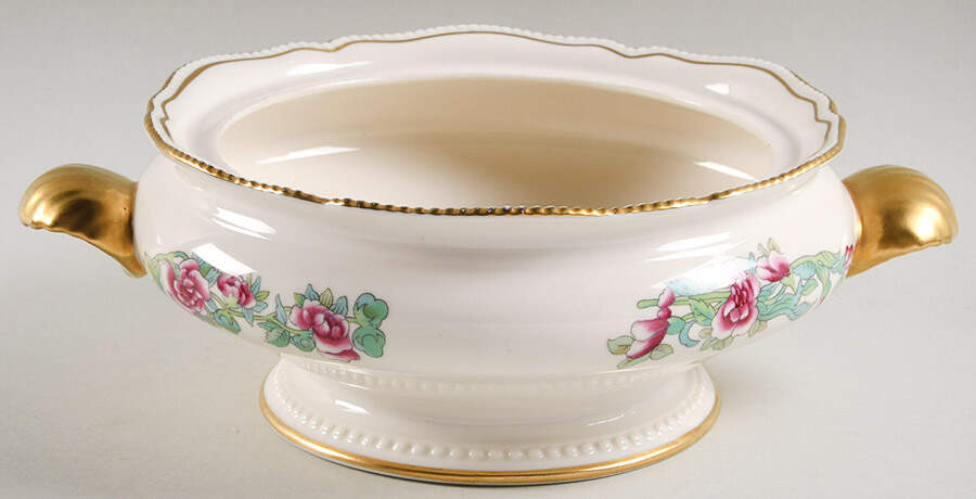 Tree of India Round Vegetable No Lid by Castleton (USA)-1