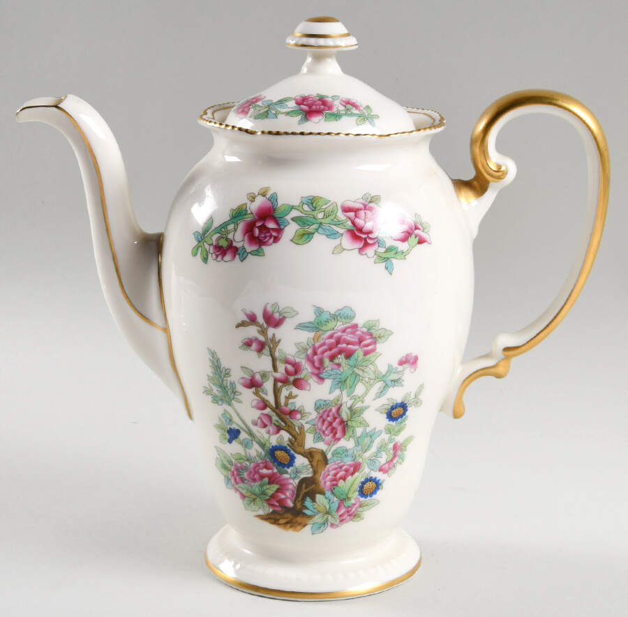 Tree of India Coffee Pot & Lid by Castleton (USA)-1