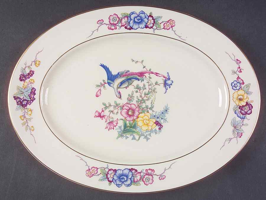 Venetian 13" Oval Serving Platter by Castleton (USA)-1