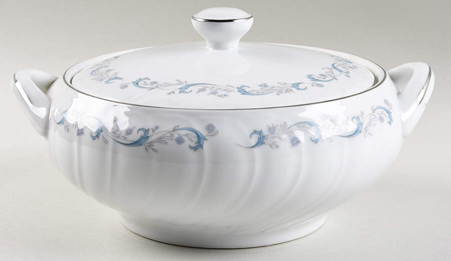 Gracious Round Covered Vegetable by Camelot-1