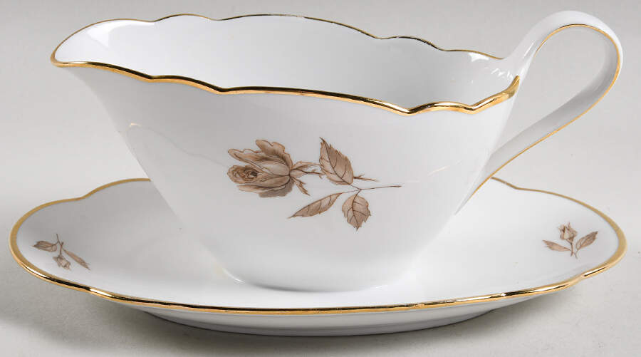 Summer Breeze Gravy Boat with Attached Underplate by Camelot-1