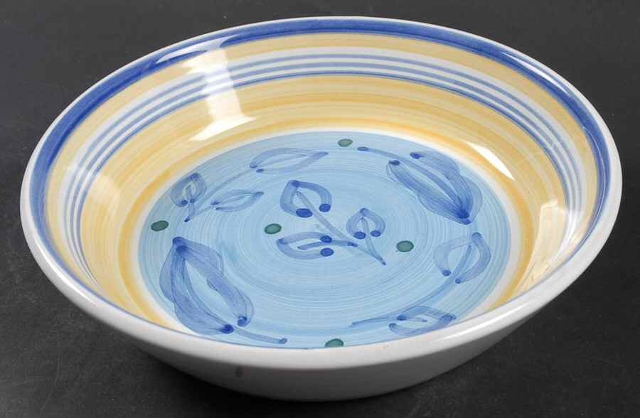 Azzurro 8" Individual Pasta Bowl by Caleca-1