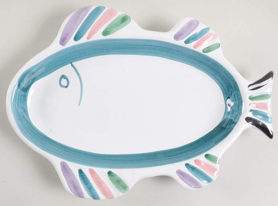 Belvidere 9" Fish Plate by Caleca-1