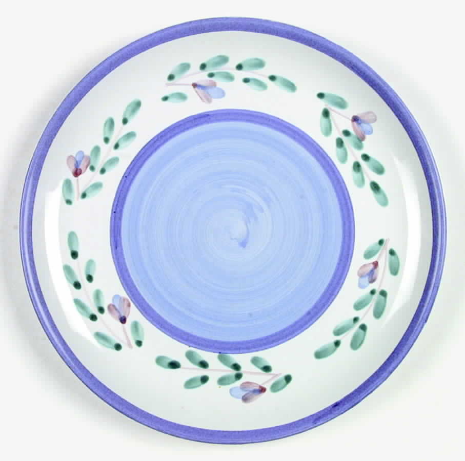 Blue Garland Dinner Plate by Caleca-1