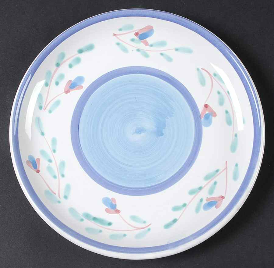 Blue Garland Salad Plate by Caleca-1