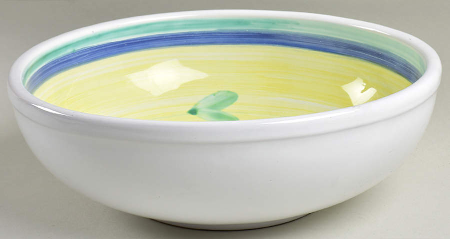 Carousel 10" Round Vegetable Bowl by Caleca-1