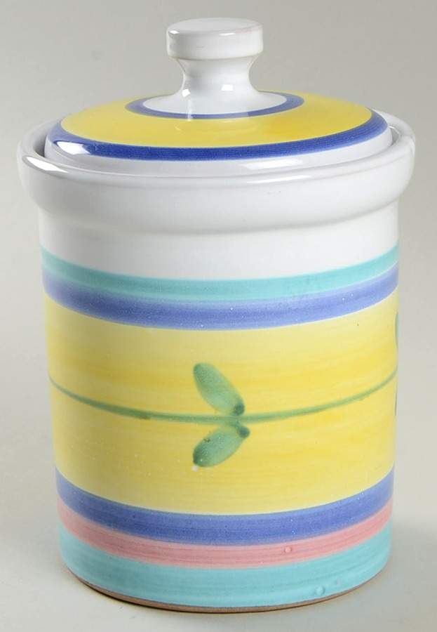 Carousel Medium Canister & Lid by Caleca-1