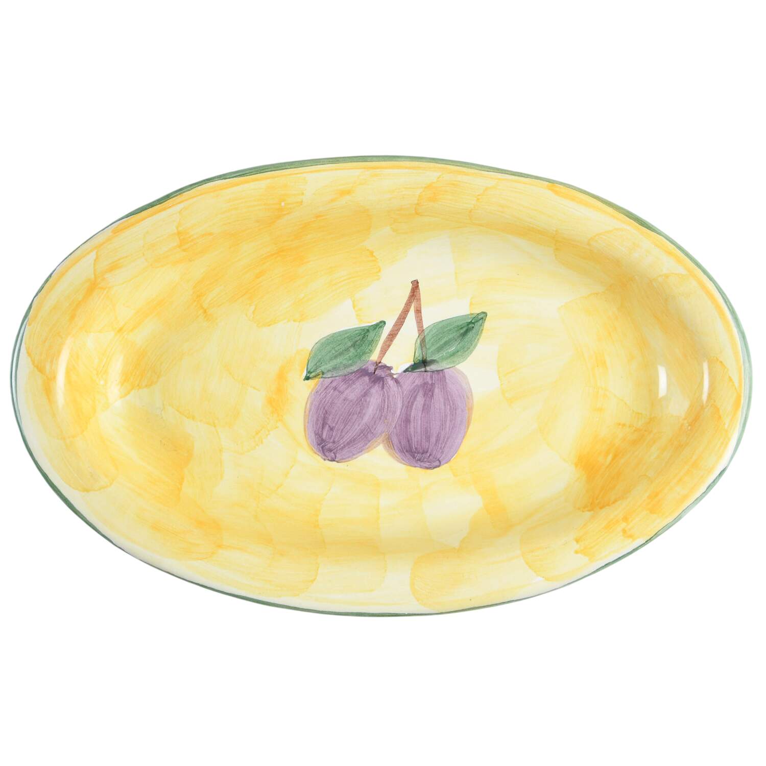 Frutta 10" Oval Serving Platter by Caleca-1