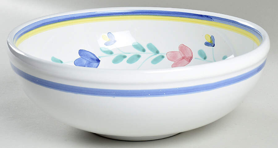 Giardino 10" Round Vegetable Bowl by Caleca-1