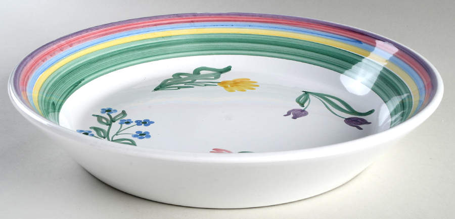 Meadow 14" Pasta Serving Bowl by Caleca-1