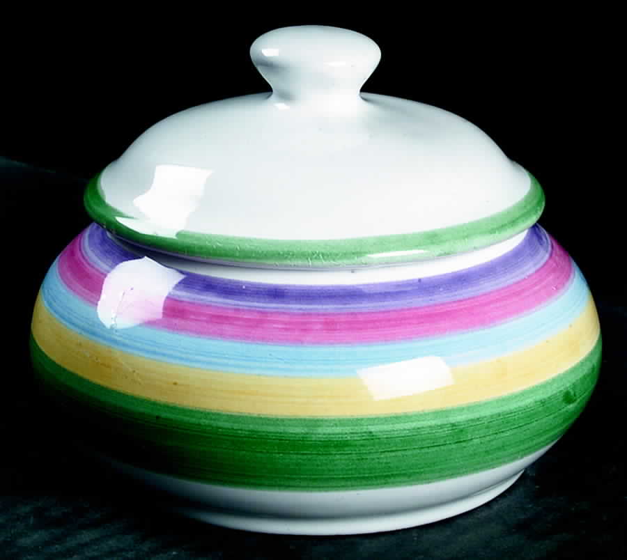 Meadow Sugar Bowl & Lid by Caleca-1