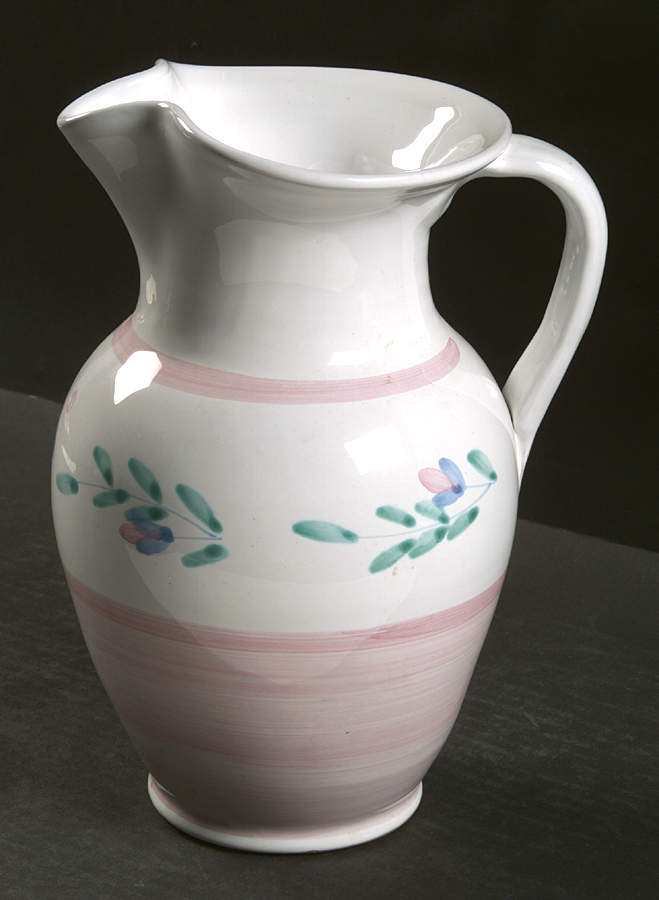 Pink Garland 64 Oz Pitcher by Caleca-1