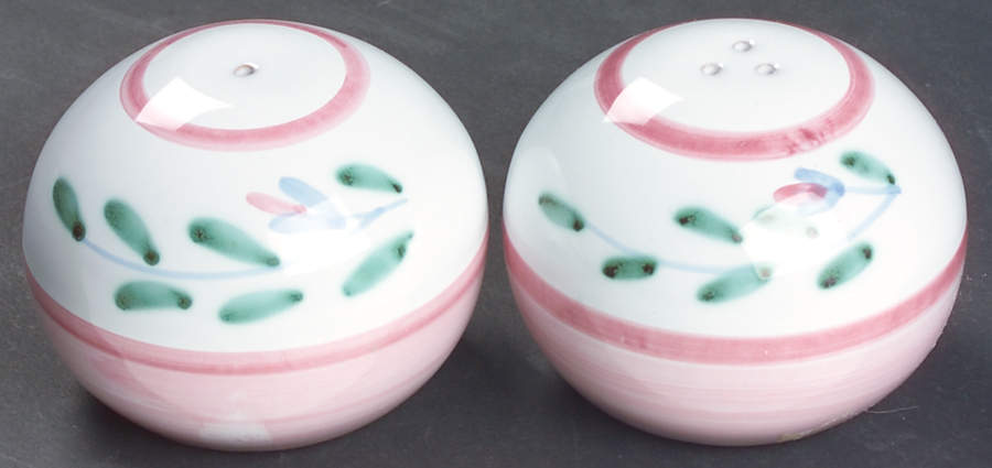 Pink Garland Salt & Pepper Set by Caleca-1