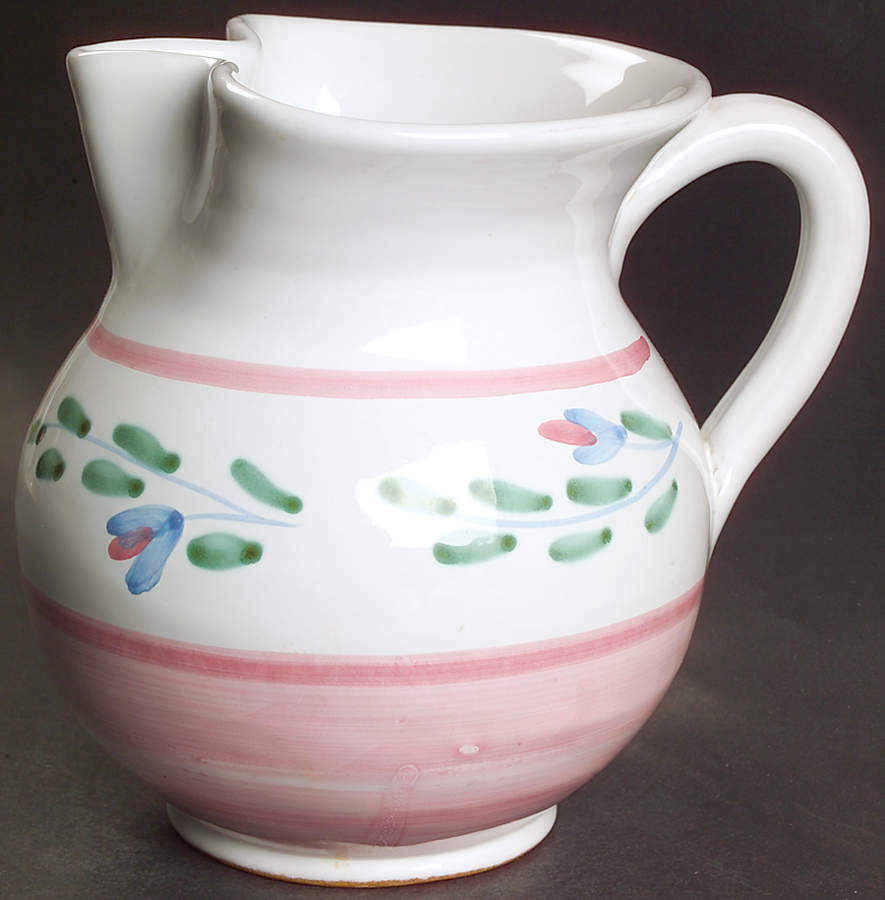 Pink Garland 40 Oz Pitcher by Caleca-1