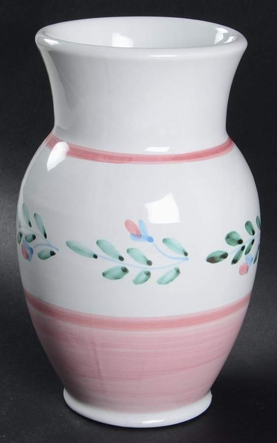 Pink Garland 9" Vase by Caleca-1