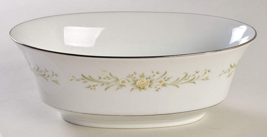 Eloquence 9" Oval Vegetable Bowl by Carriage House-1
