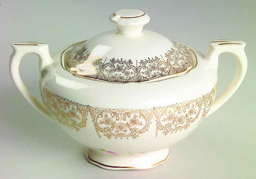 Lajean Sugar Bowl & Lid by Canonsburg-1