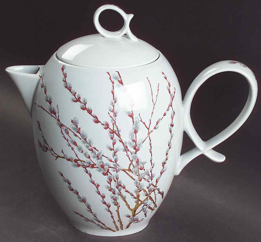 Pussy Willow Coffee Pot & Lid by Canonsburg-1