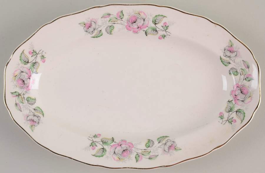 Queen's Rose Relish/Gravy Underplate by Canonsburg-1