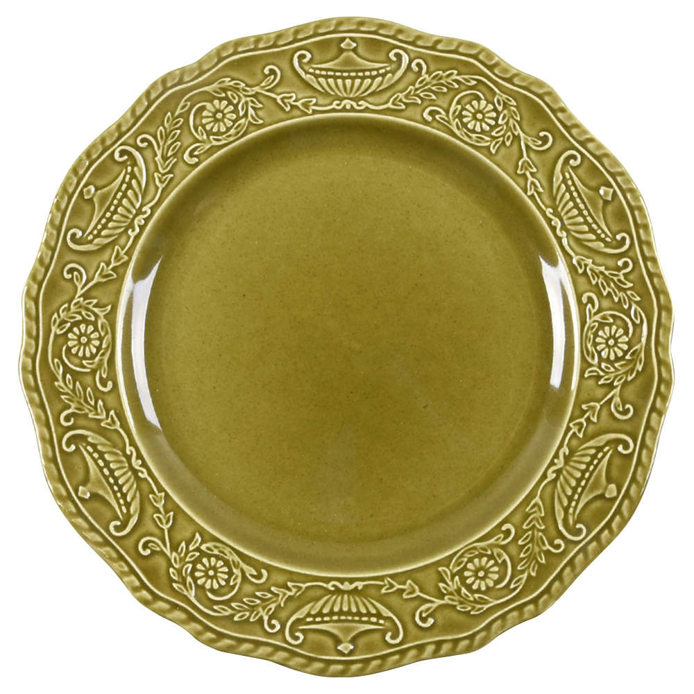 Regency Green Dinner Plate by Canonsburg-1