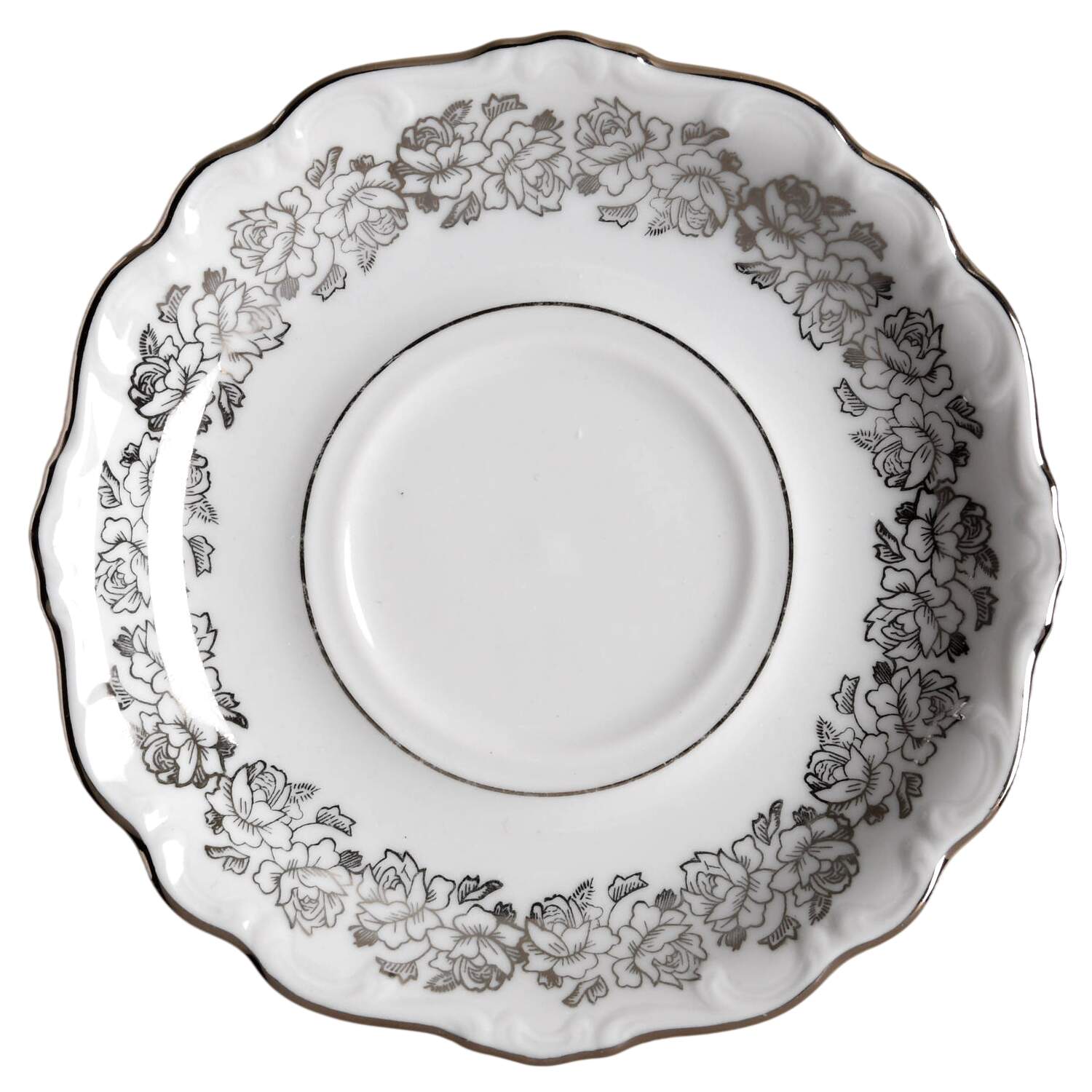 Bridal Rose Saucer by Cathedral-1