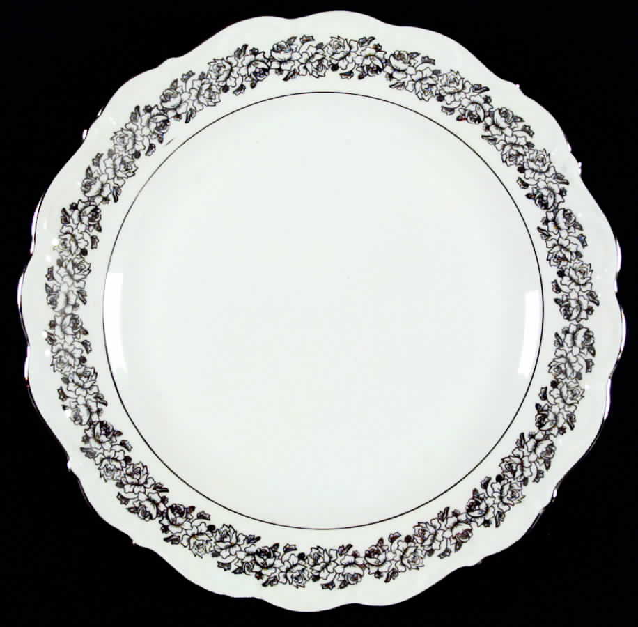 Bridal Rose Dinner Plate by Cathedral-1