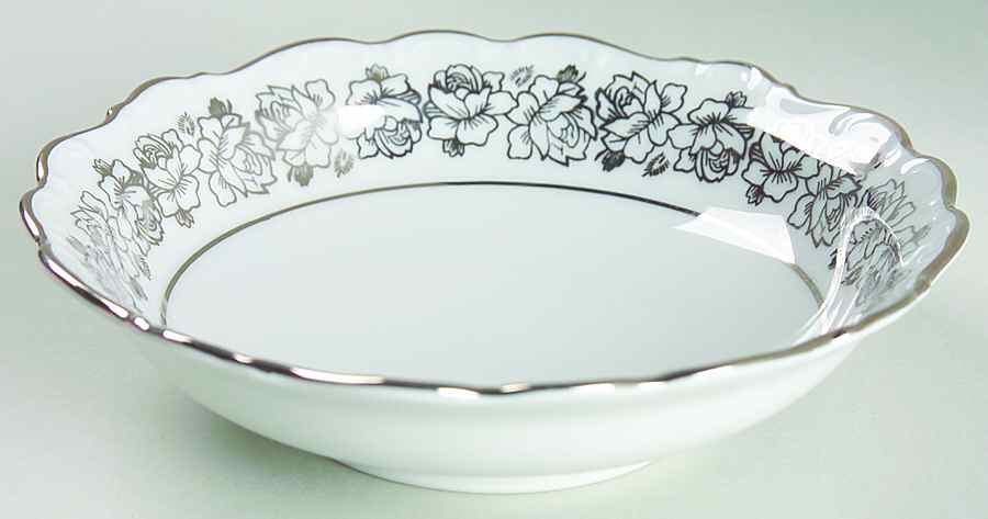 Bridal Rose Fruit/Dessert (Sauce) Bowl by Cathedral-1
