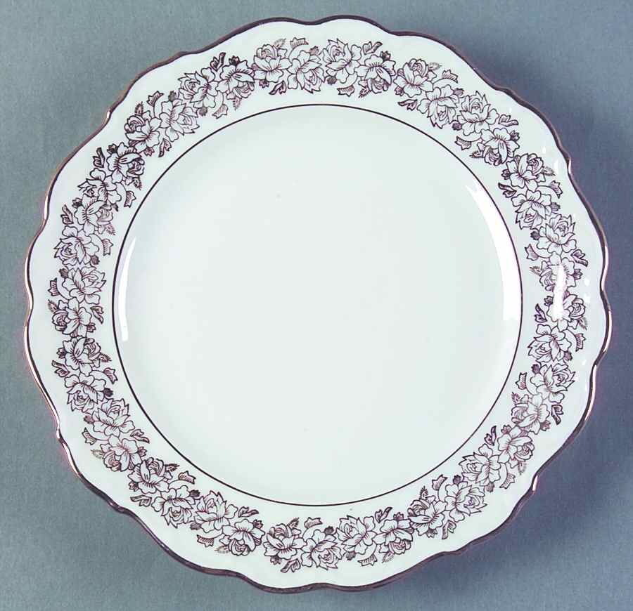 Bridal Rose Salad Plate by Cathedral-1