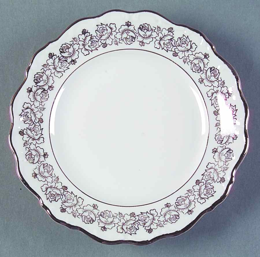 Bridal Rose Bread & Butter Plate by Cathedral-1