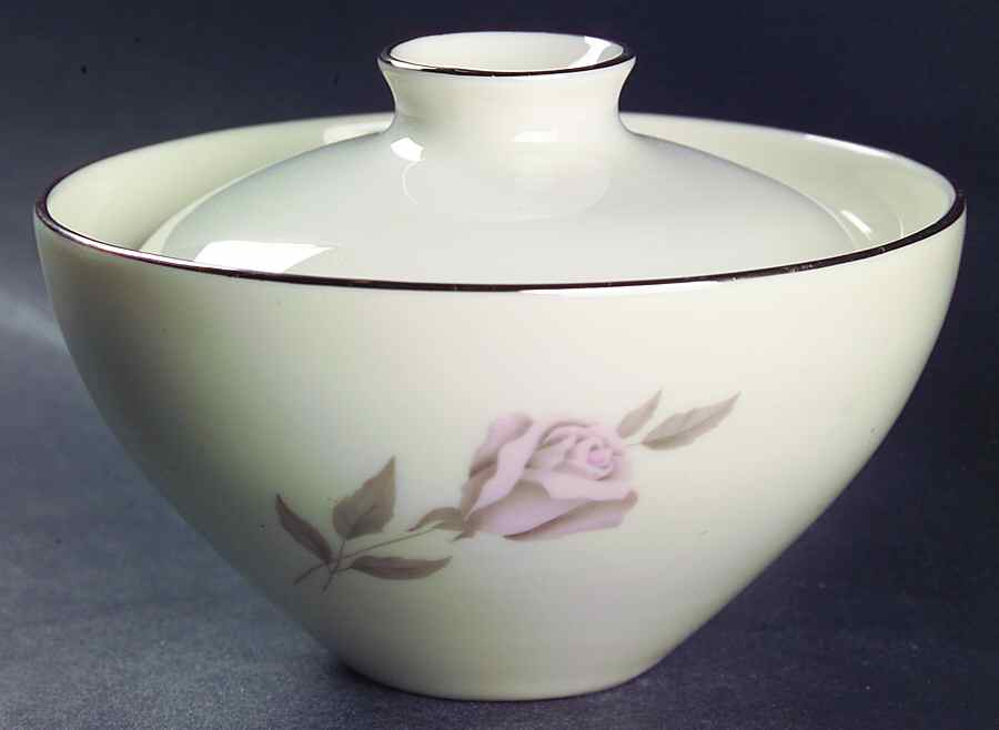 Enchanted Rose Sugar Bowl & Lid by Cathedral-1