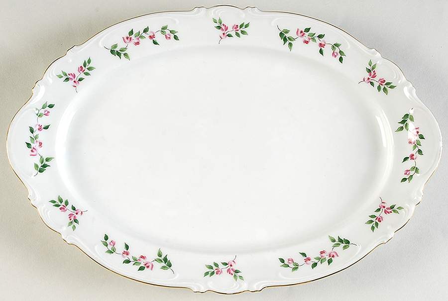 Juliette 13" Oval Serving Platter by Crown Bavaria-1