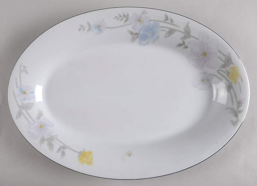 Helen 14" Oval Serving Platter by Cac Ceramic-1