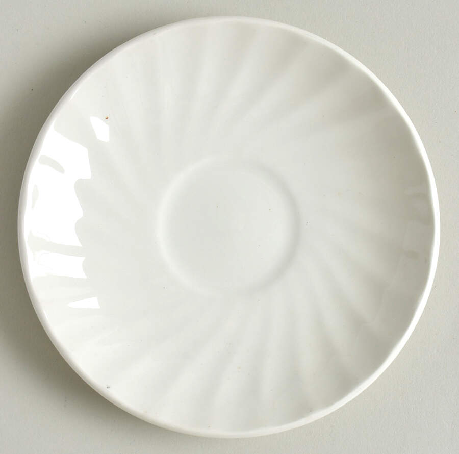 Chelsea White (England) Saucer for Flat Cup by Churchill-1