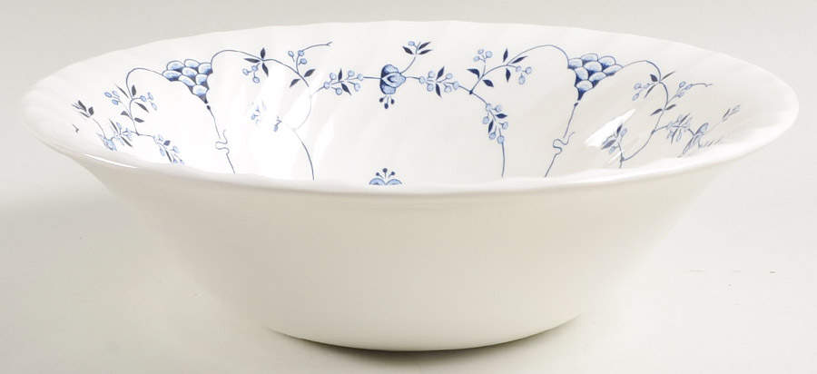 Finlandia (Swirl Rim, England) 9" Round Vegetable Bowl by Churchill-1