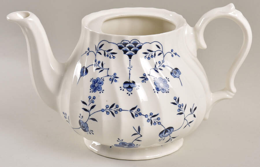 Finlandia (Swirl Rim, England) Teapot No Lid by Churchill-1