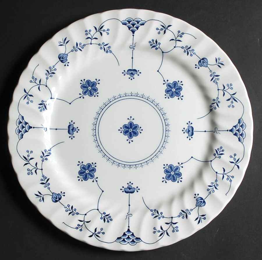 Finlandia (Swirl Rim, England) 12" Chop Plate (Round Platter) by Churchill-1