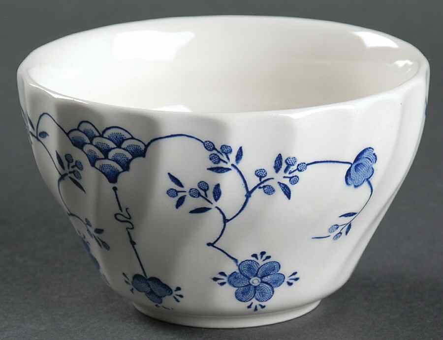 Finlandia (Swirl Rim, England) Open Sugar Bowl Or Sugar Base by Churchill-1