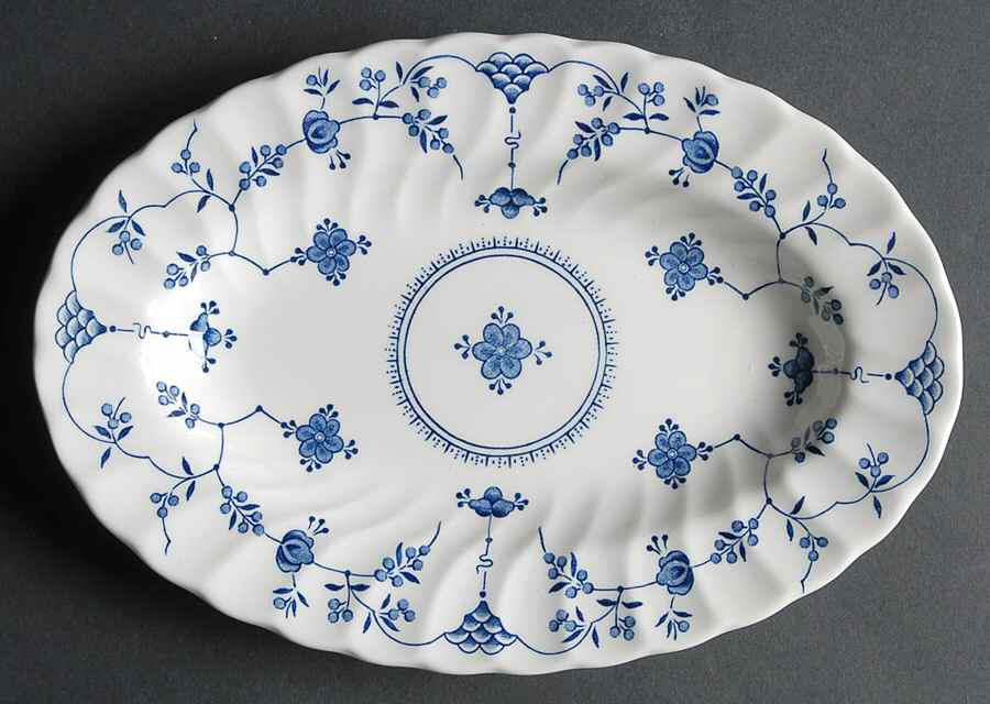 Finlandia (Swirl Rim, England) Relish/Gravy Underplate by Churchill-1