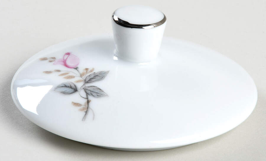 Rose Glow Lid for Sugar Bowl by Castle Court-1