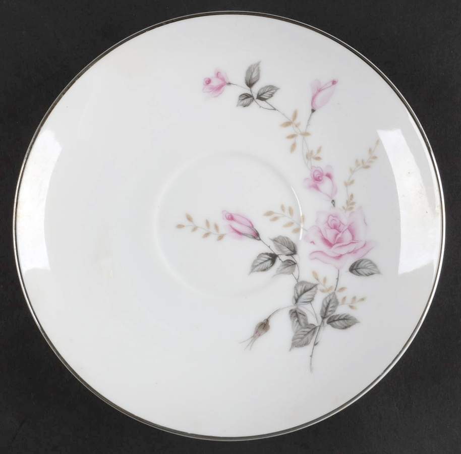 Rose Glow Saucer by Castle Court-1