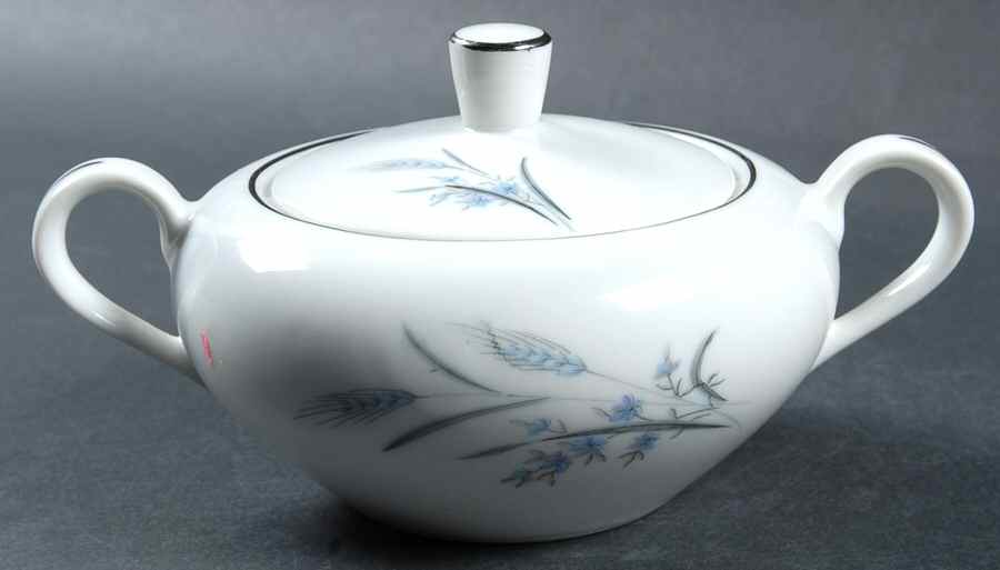 Wheat Harvest Sugar Bowl & Lid by Castle Court-1