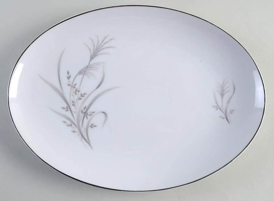 Wheat Spray 11" Oval Serving Platter by Castle Court-1