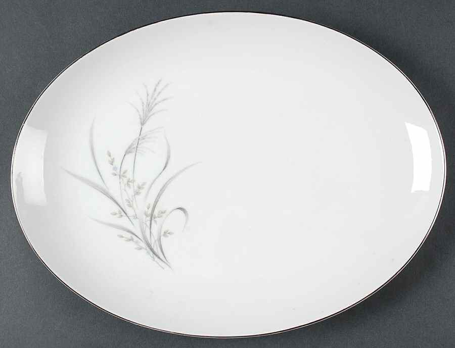 Wheat Spray 12" Oval Serving Platter by Castle Court-1
