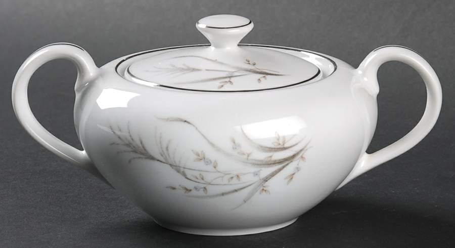 Wheat Spray Sugar Bowl & Lid by Castle Court-1