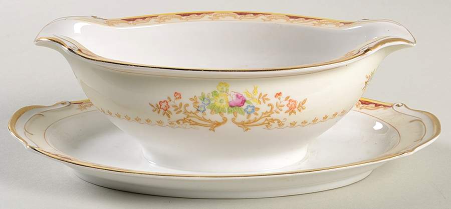CEB16 Gravy Boat with Attached Underplate by Celebrate-1